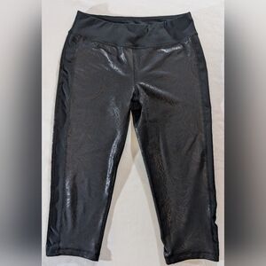 Ki Pro Performance Yoga Capri Leggings Pants Womens  Medium Black